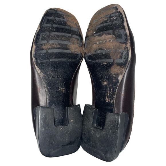 Bally Rumo Two Tone Brown Leather Loafers     Size: US 9  EU 8 E - Picture 7 of 8